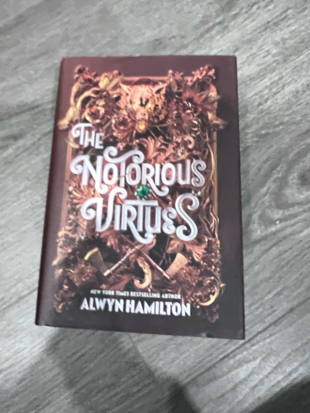 The Notorious Virtues by Alwyn Hamilton HARDCOVER SPRAYED EDGE
